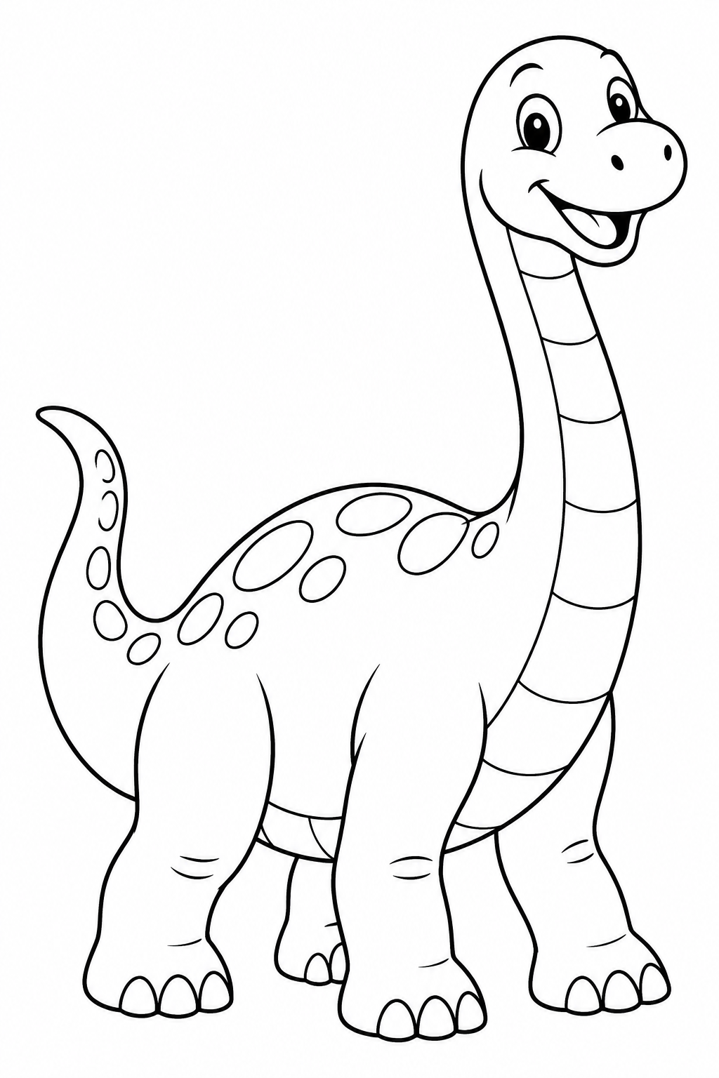 Dinosaur — More details — printable coloring page